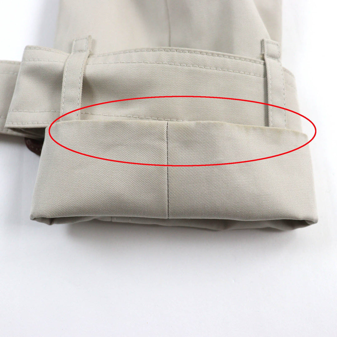 BURBERRY LONDON trench coat FRD63-170-42 Outer: 100% cotton, Lining: cotton, Lining: cupra, Part: cowhide, Main: 100% wool beige Women 38 Used Authentic