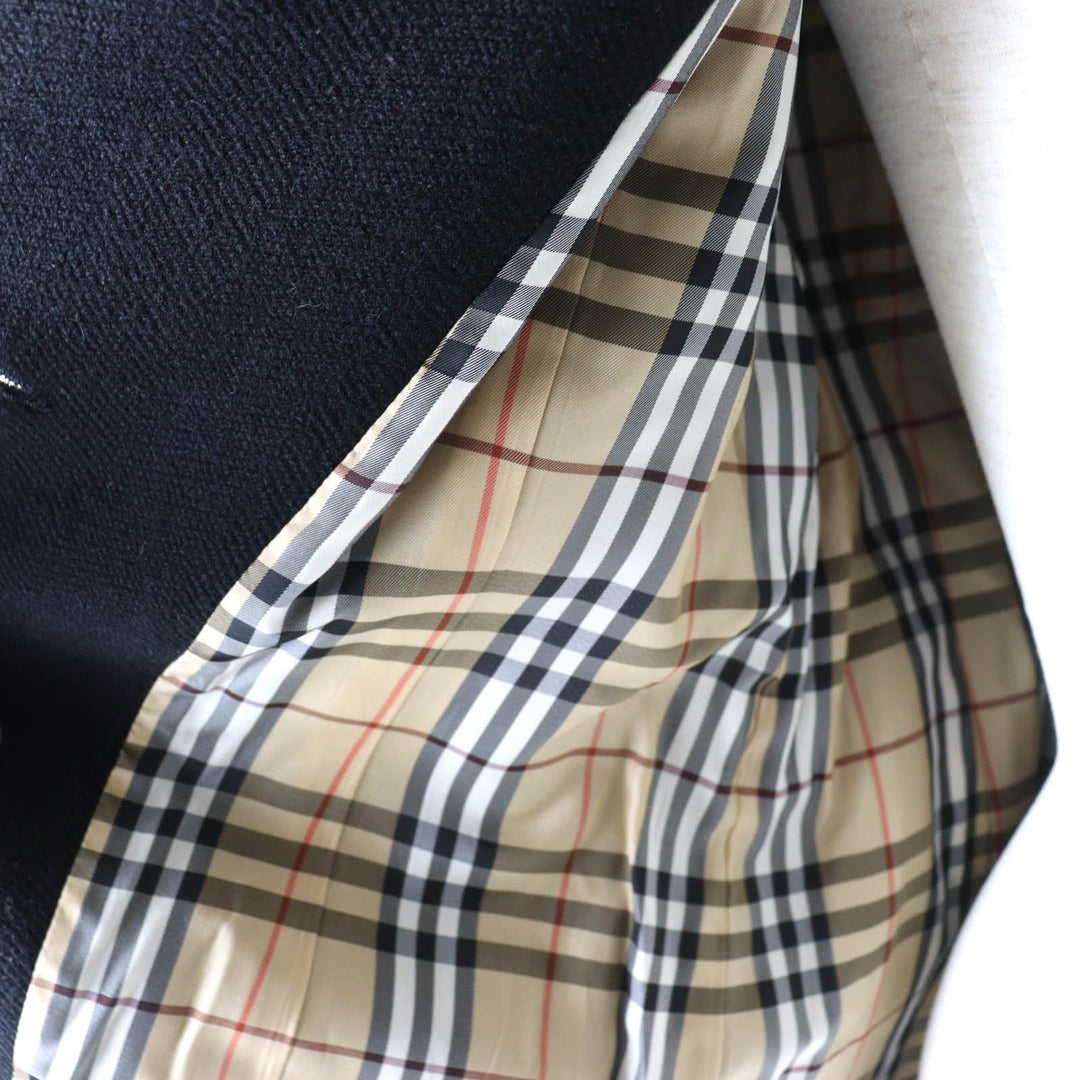 BURBERRY BLUE LABEL coat FNF26-815-09 Outer: 90% wool, Outer: 10% nylon, Part: rabbit, Lining: polyester, Lining: cupra black Women 38 Used Authentic