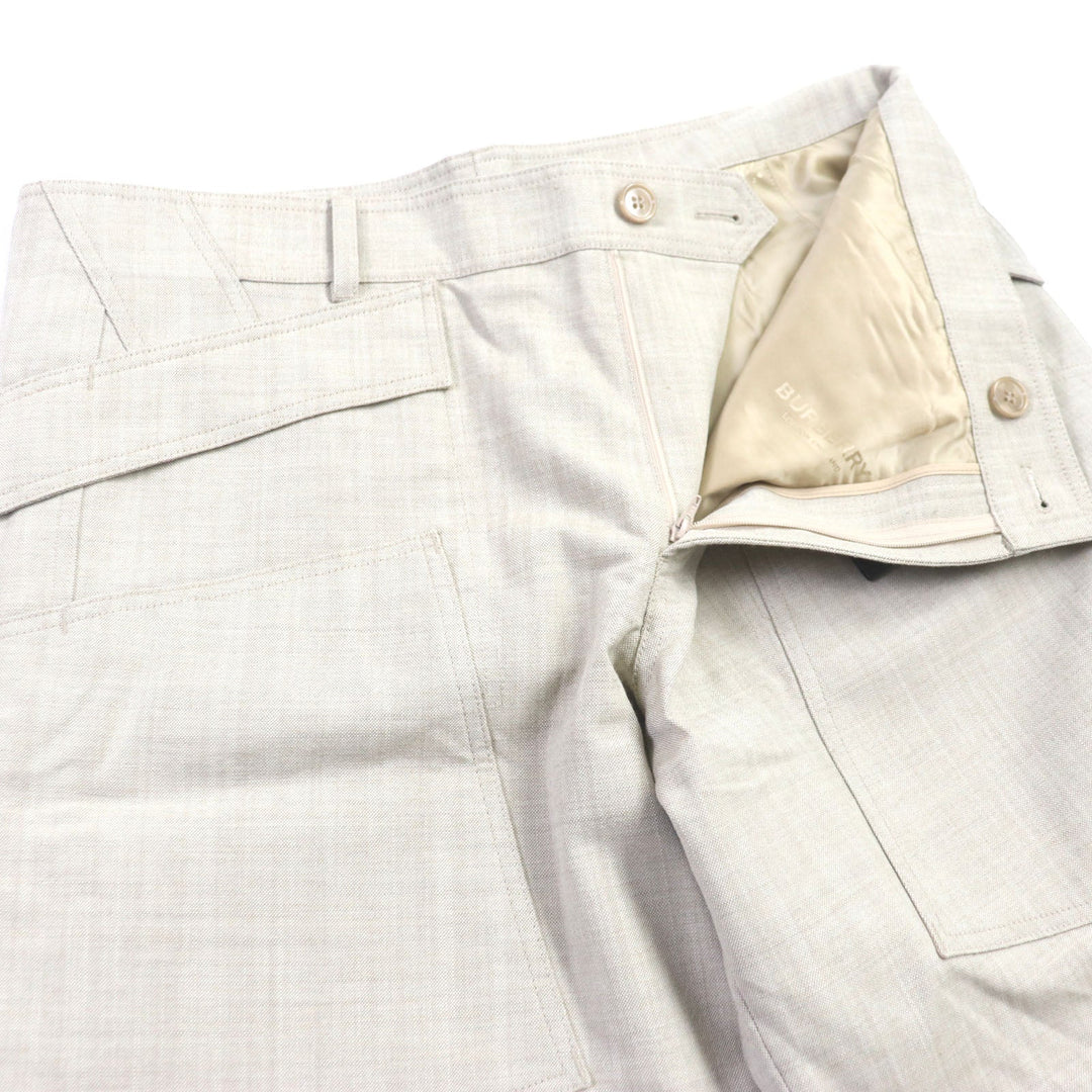 BURBERRY Shorts 8051916 Outer: 100% wool, Lining: 100% cupra beige mens 56 Used Authentic