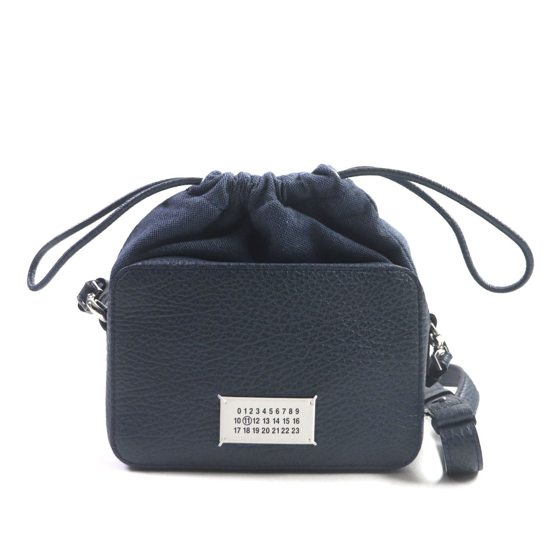 Maison Margiela Shoulder Bag SB1WG0016 Main: Leather Navy 5AC Camera Bag Mini mens Used Authentic