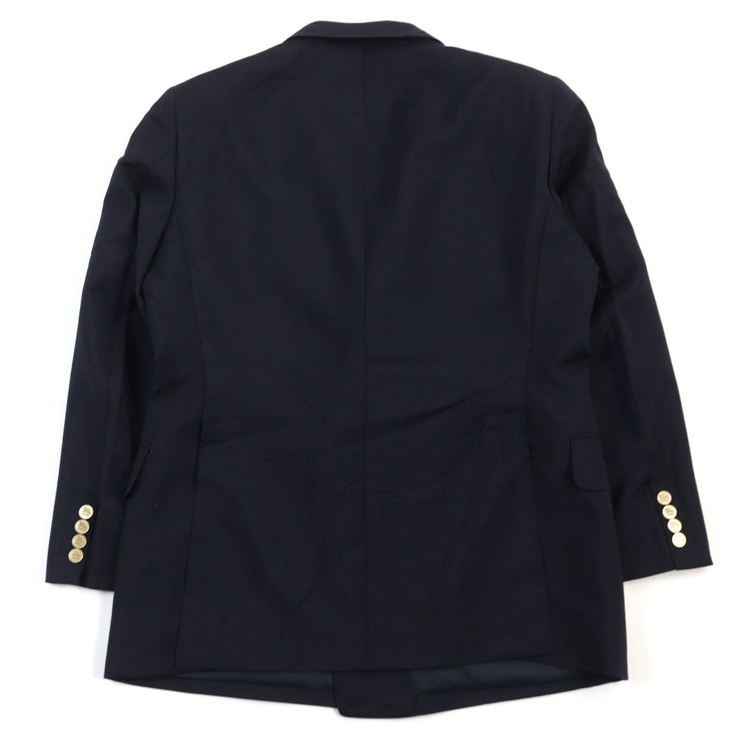BURBERRY blazer WM121-600-29 Outer: 100% wool, Lining: polyester, Lining: cupra, Sleeve lining: cupra Navy hose logo mens Size not specified Used Authentic
