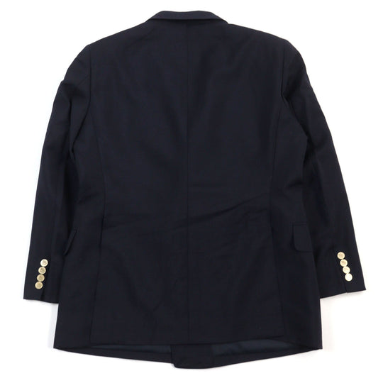 BURBERRY blazer WM121-600-29 Outer: 100% wool, Lining: polyester, Lining: cupra, Sleeve lining: cupra Navy hose logo mens Size not specified Used Authentic