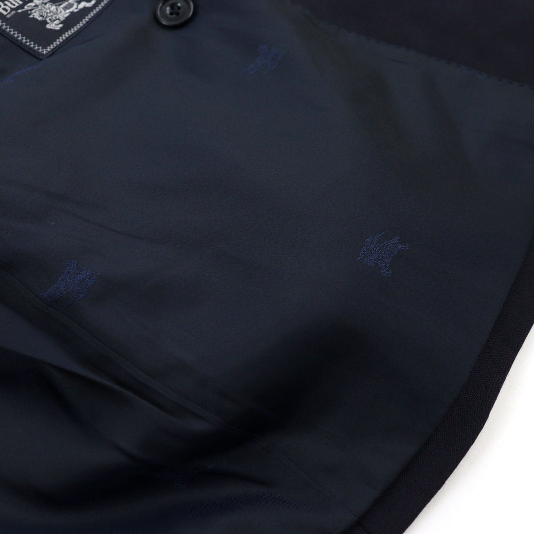 BURBERRY blazer WM121-600-29 Outer: 100% wool, Lining: polyester, Lining: cupra, Sleeve lining: cupra Navy hose logo mens Size not specified Used Authentic