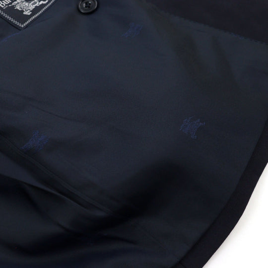 BURBERRY blazer WM121-600-29 Outer: 100% wool, Lining: polyester, Lining: cupra, Sleeve lining: cupra Navy hose logo mens Size not specified Used Authentic