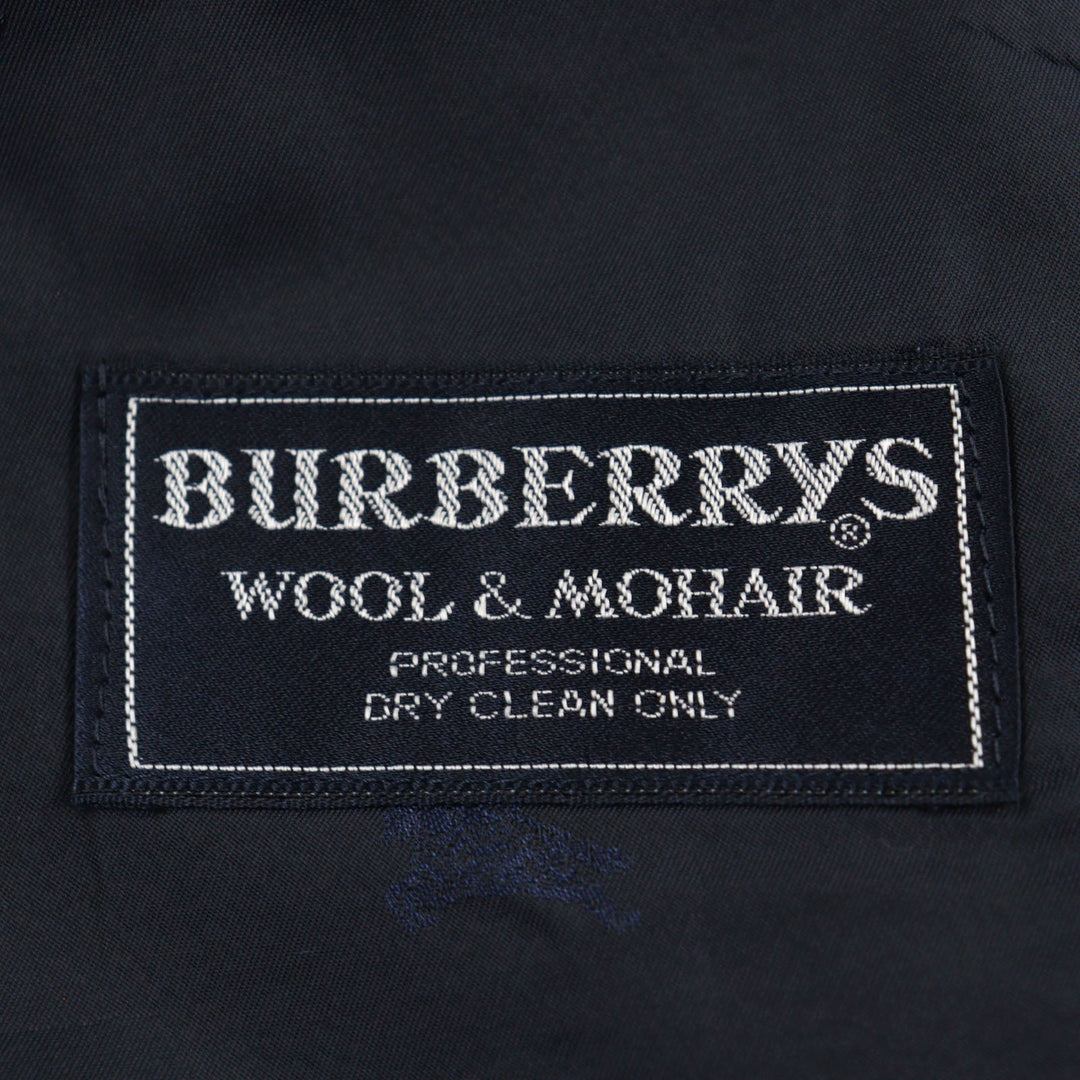 BURBERRY blazer WM121-600-29 Outer: 100% wool, Lining: polyester, Lining: cupra, Sleeve lining: cupra Navy hose logo mens Size not specified Used Authentic