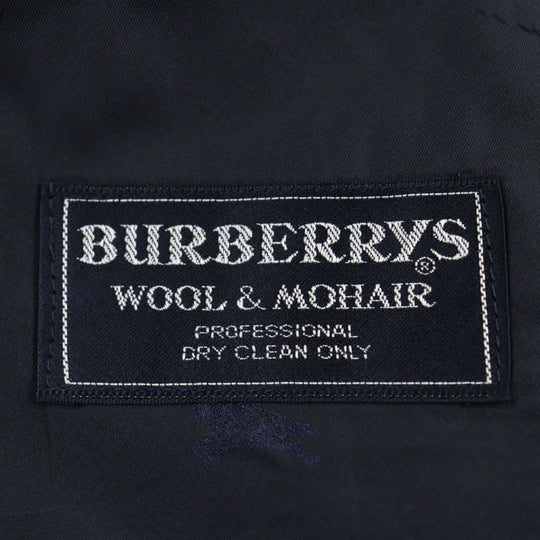 BURBERRY blazer WM121-600-29 Outer: 100% wool, Lining: polyester, Lining: cupra, Sleeve lining: cupra Navy hose logo mens Size not specified Used Authentic
