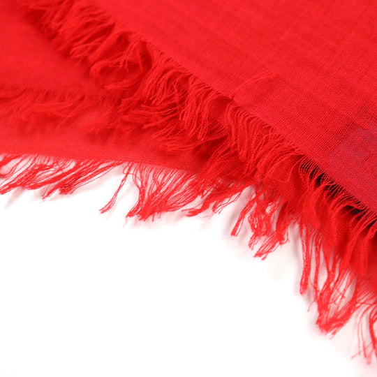 GUCCI scarf 453225 Main: 85% rayon, Main: 15% silk Red black mens Used Authentic