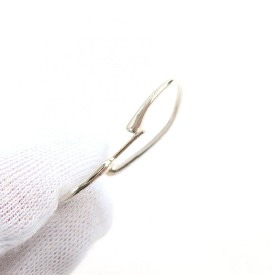 TIFFANY&Co. Pierce Main�FAG925 Silver Elsa Peretti Open Heart Hoop Pierce Women Used Authentic