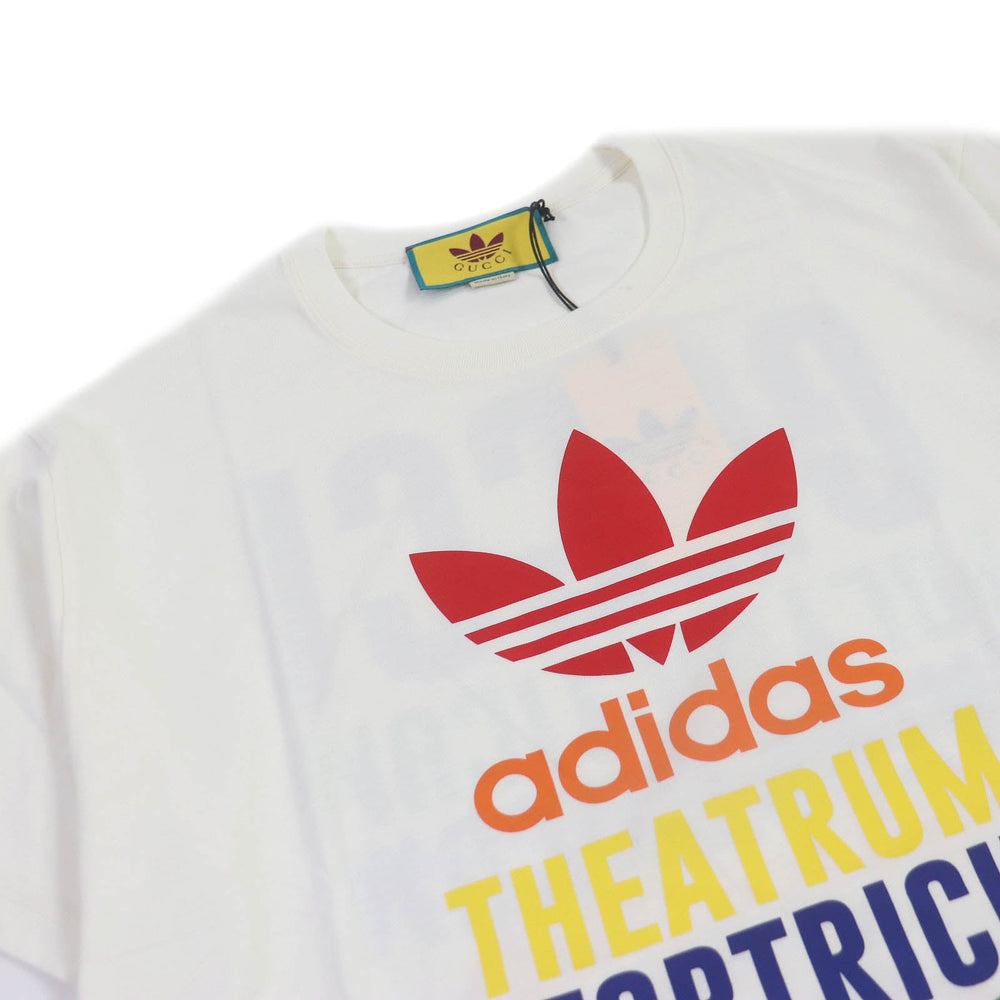 GUCCI Short sleeve T-shirt 717422 Main: 100% cotton white mens M Used Authentic