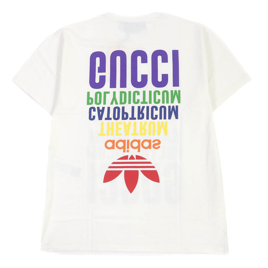 GUCCI Short sleeve T-shirt 717422 Main: 100% cotton white mens M Used Authentic