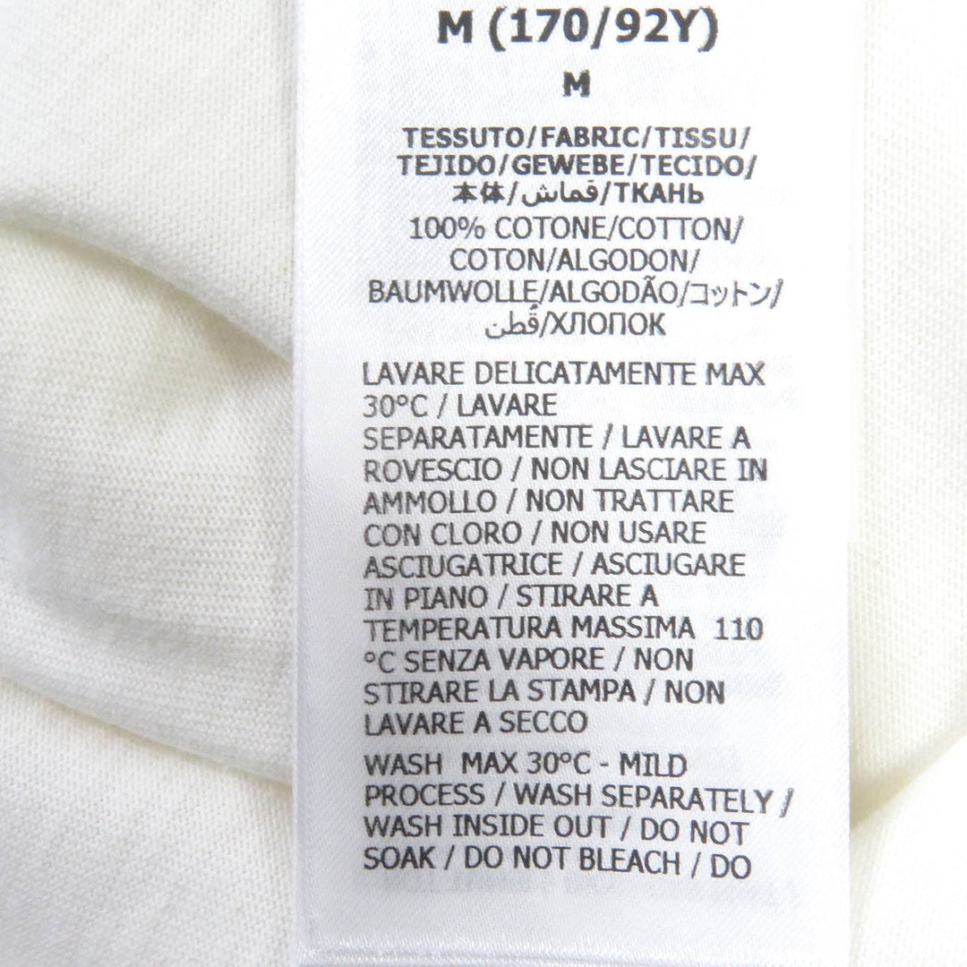 GUCCI Short sleeve T-shirt 717422 Main: 100% cotton white mens M Used Authentic