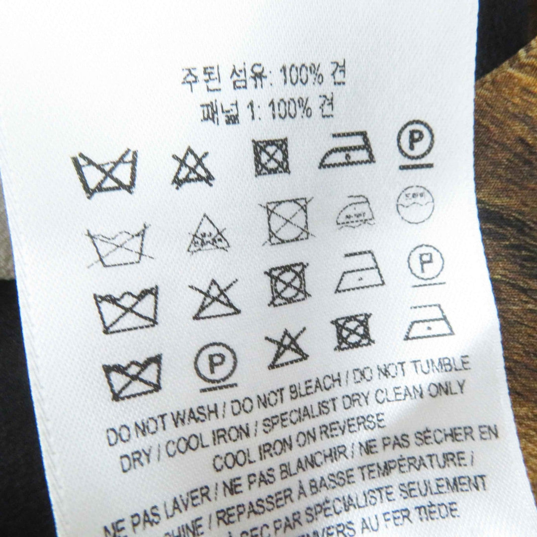 BURBERRY one piece 8046799 Main: 100% silk, Part: 100% silk Brown black white Women 36 Used Authentic