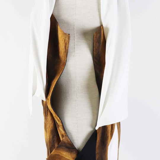 BURBERRY one piece 8046799 Main: 100% silk, Part: 100% silk Brown black white Women 36 Used Authentic