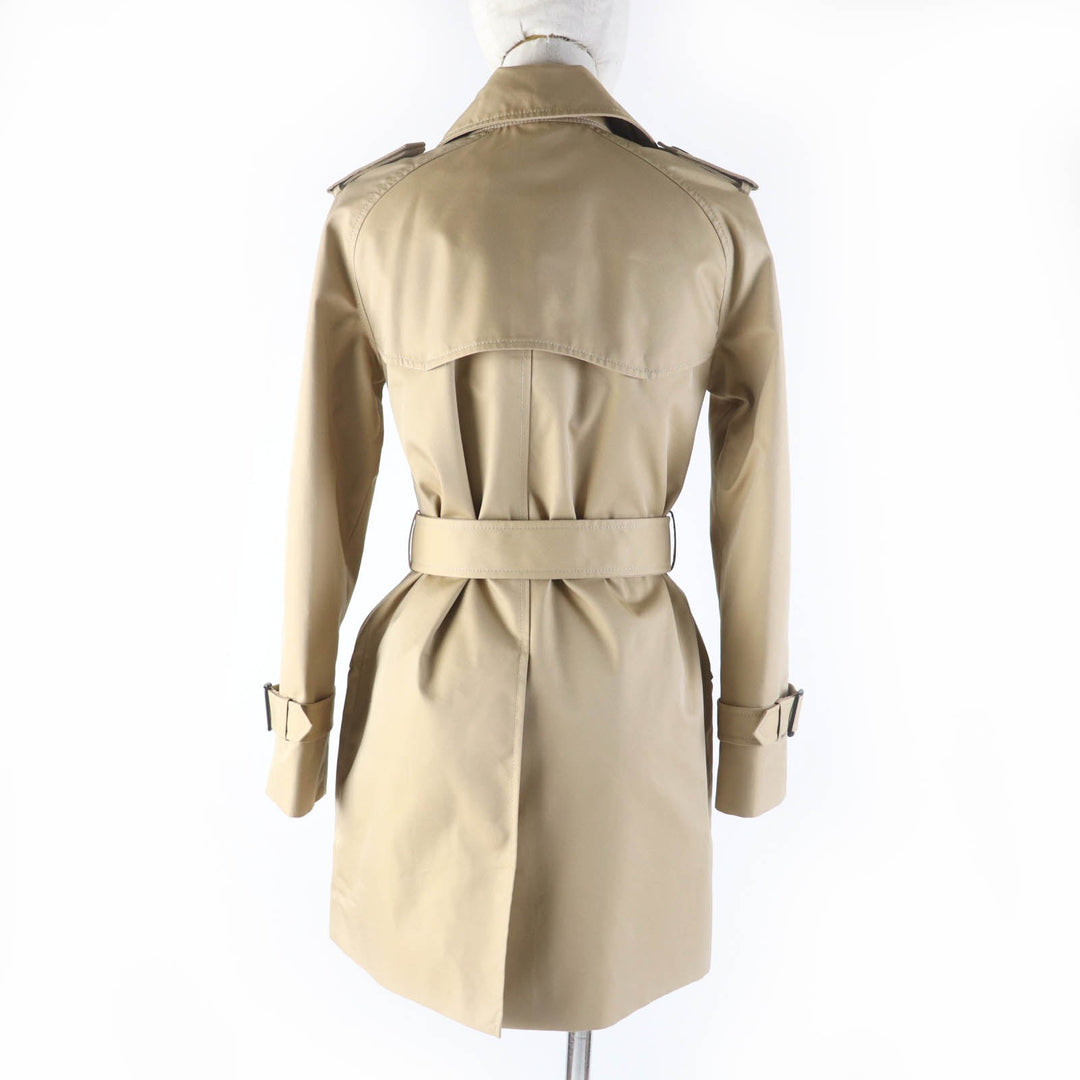 COACH trench coat F21833 Outer: 68% cotton, Outer: 32% polyester, Lining: 100% polyester, Part: leather beige Women XXS Used Authentic