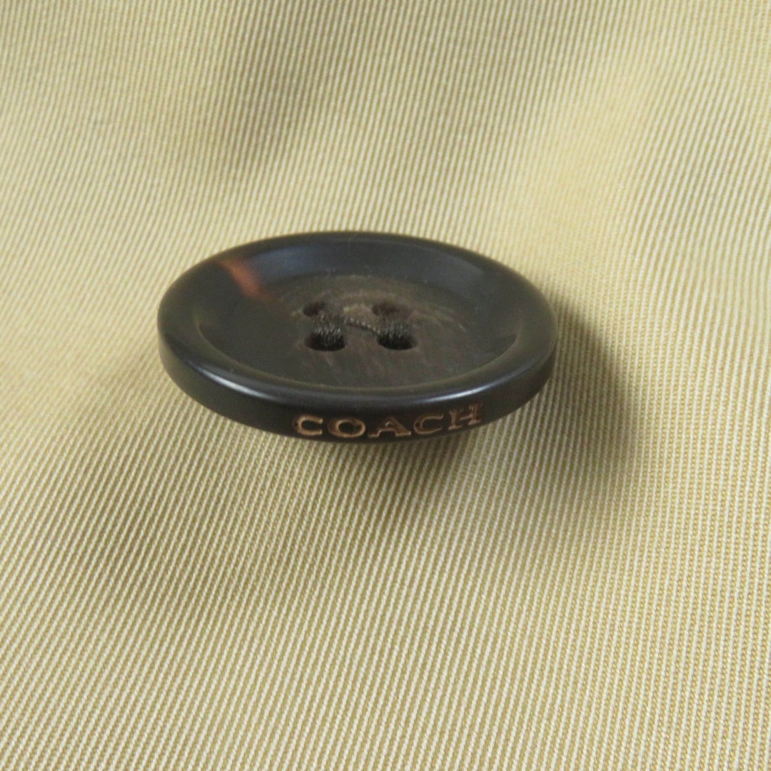 COACH trench coat F21833 Outer: 68% cotton, Outer: 32% polyester, Lining: 100% polyester, Part: leather beige Women XXS Used Authentic