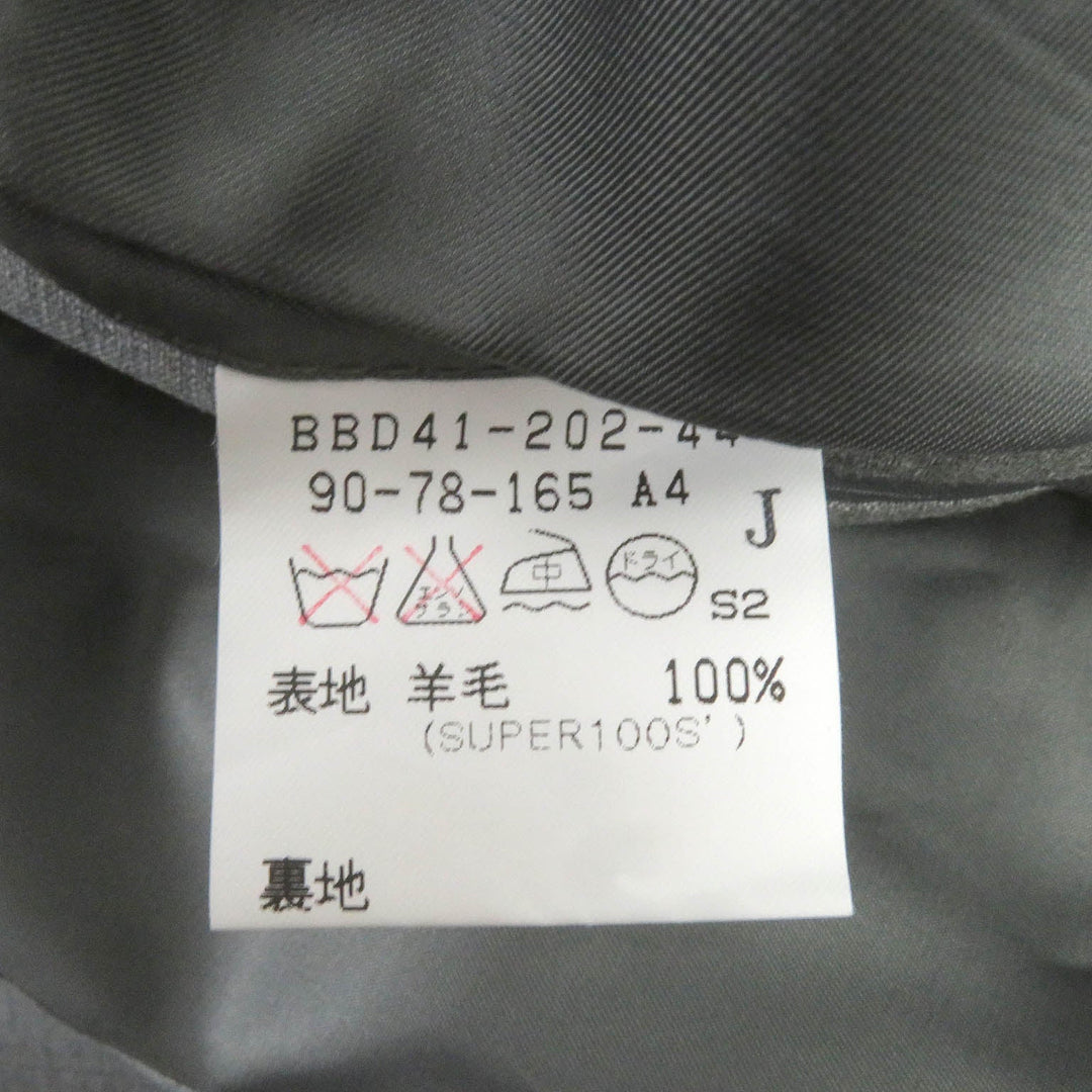 BURBERRY LONDON suit Outer: 100% wool, Lining: Polyester, Lining: Cupra gray mens 90A4 Used Authentic