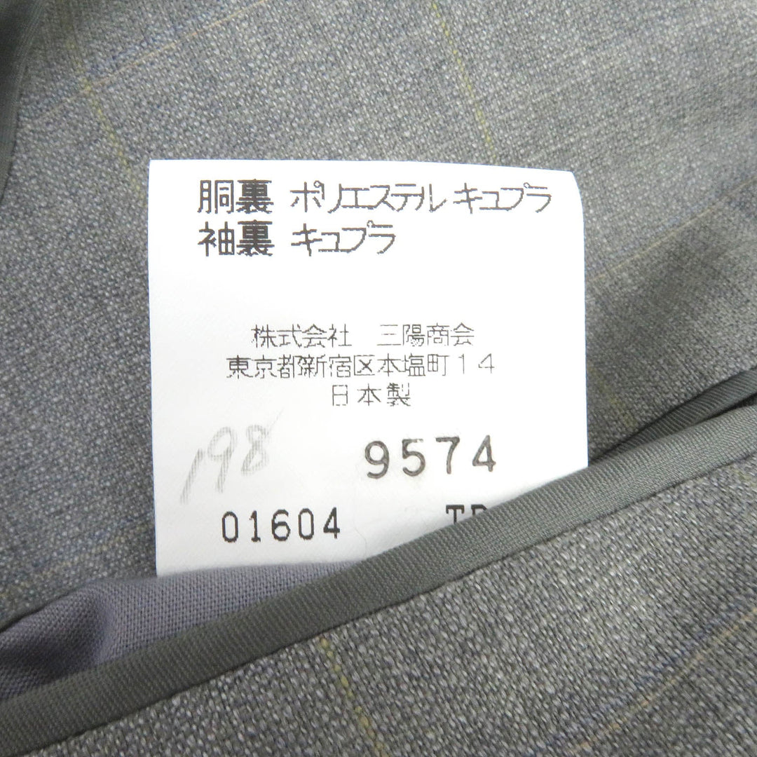 BURBERRY LONDON suit Outer: 100% wool, Lining: Polyester, Lining: Cupra gray mens 90A4 Used Authentic