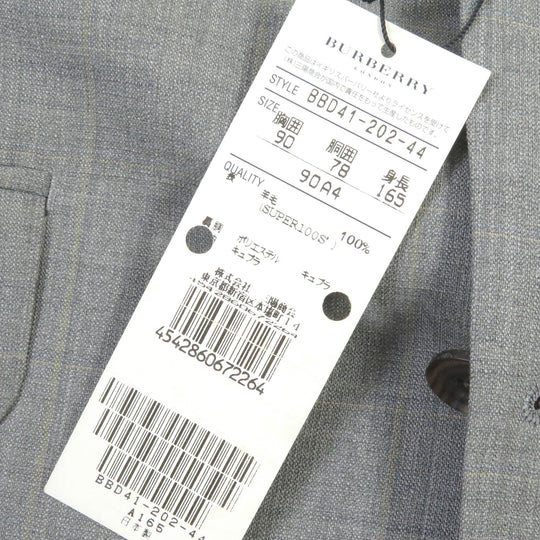 BURBERRY LONDON suit Outer: 100% wool, Lining: Polyester, Lining: Cupra gray mens 90A4 Used Authentic