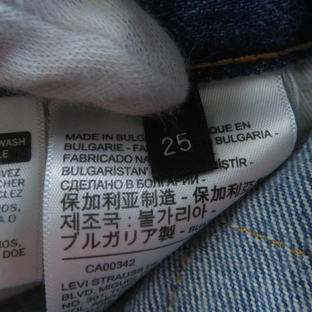 VALENTINO Pants 1969 RE-EDITION 517 Main: 100% cotton Indigo Women 25 Used Authentic