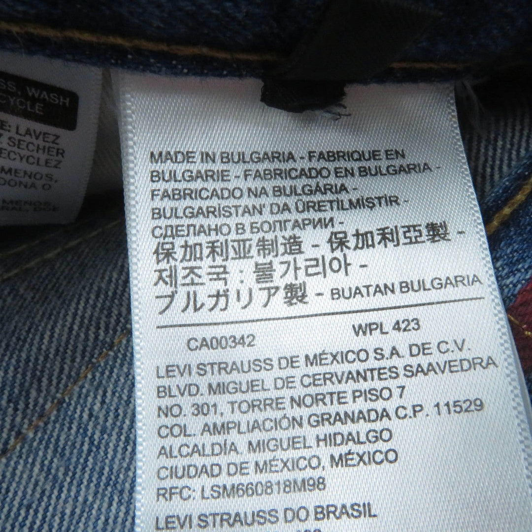 VALENTINO Pants 1969 RE-EDITION 517 Main: 100% cotton Indigo Women 25 Used Authentic