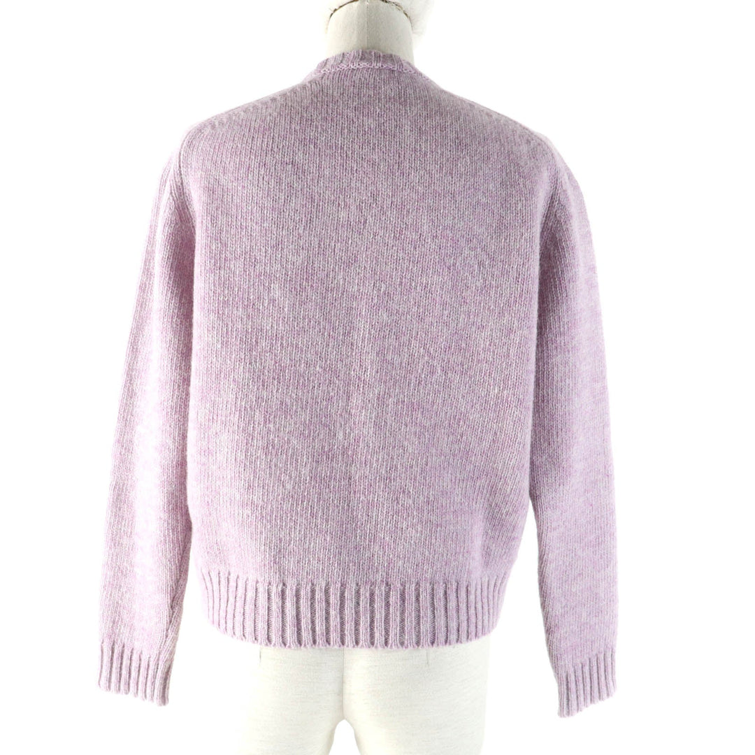 CELINE sweater 2A642979E Main: 100% wool purple Women S Used Authentic