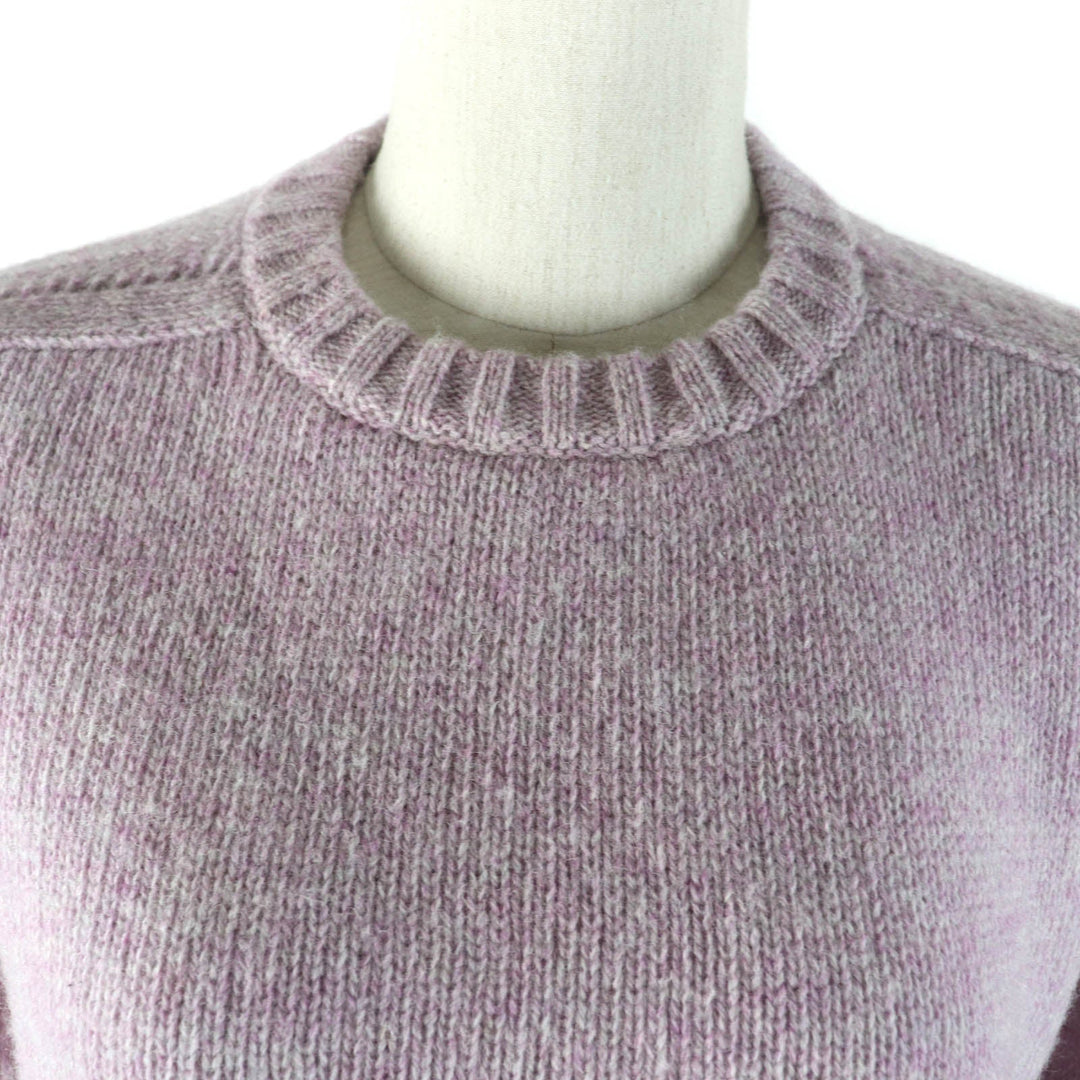 CELINE sweater 2A642979E Main: 100% wool purple Women S Used Authentic