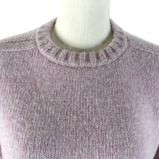 CELINE sweater 2A642979E Main: 100% wool purple Women S Used Authentic