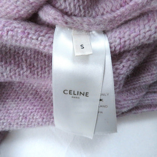 CELINE sweater 2A642979E Main: 100% wool purple Women S Used Authentic