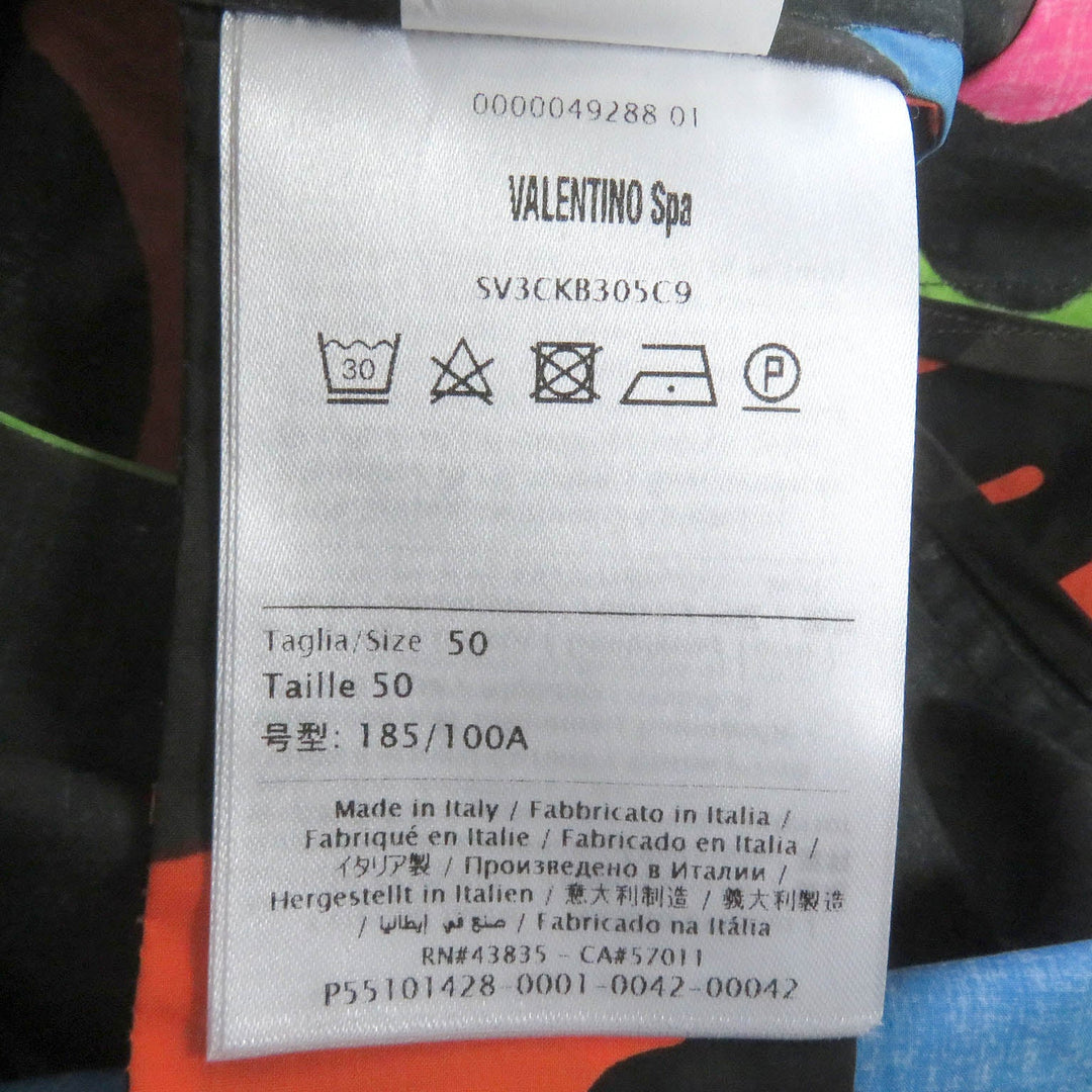 VALENTINO coat SV3CKB305C9 Main: 100% cotton multicolor mens 50 Used Authentic