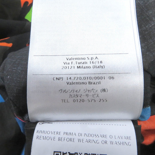 VALENTINO coat SV3CKB305C9 Main: 100% cotton multicolor mens 50 Used Authentic