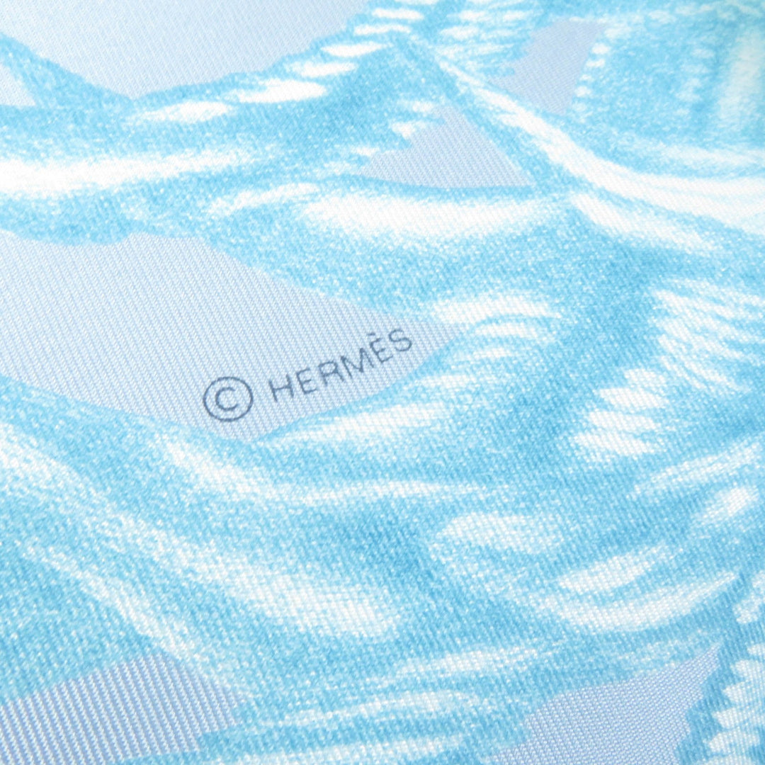 HERMES scarf Main: 100% silk Multi Carre90 PLUMETS ET PANACHES Feathers and feathers Women Used Authentic