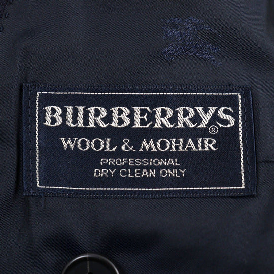 BURBERRY blazer WM121-600-29 Outer: 100% wool, Lining: polyester, Lining: cupra, Sleeve lining: cupra Navy mens Notation size unknown Used Authentic