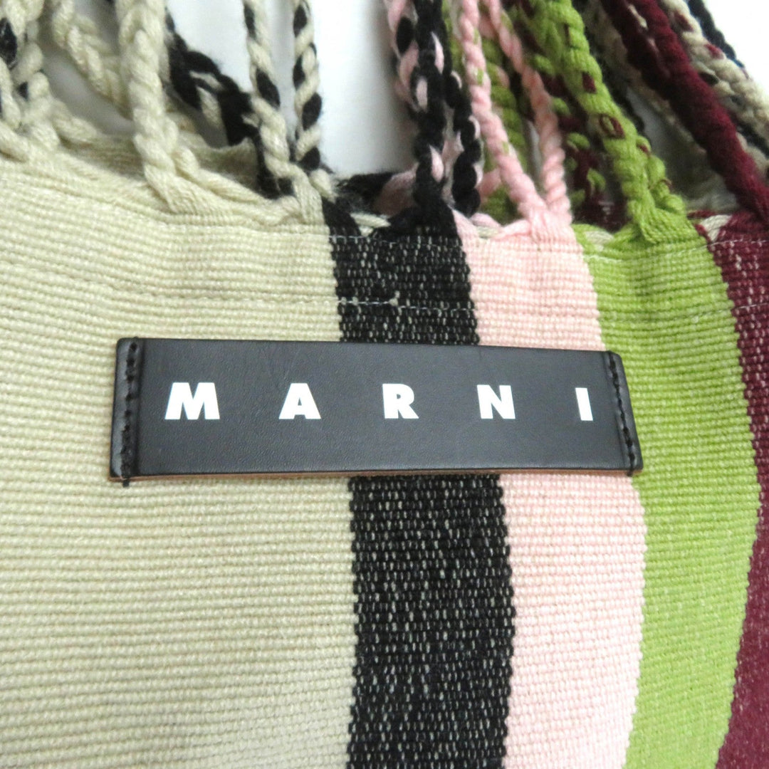 MARNI Tote Bag SHMH0009A0 Main: Polyester lilac MARKET HAMMOCK BAG Women Used Authentic