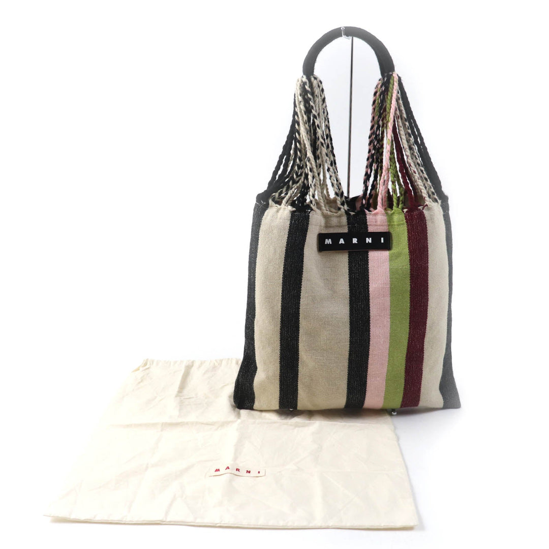 MARNI Tote Bag SHMH0009A0 Main: Polyester lilac MARKET HAMMOCK BAG Women Used Authentic