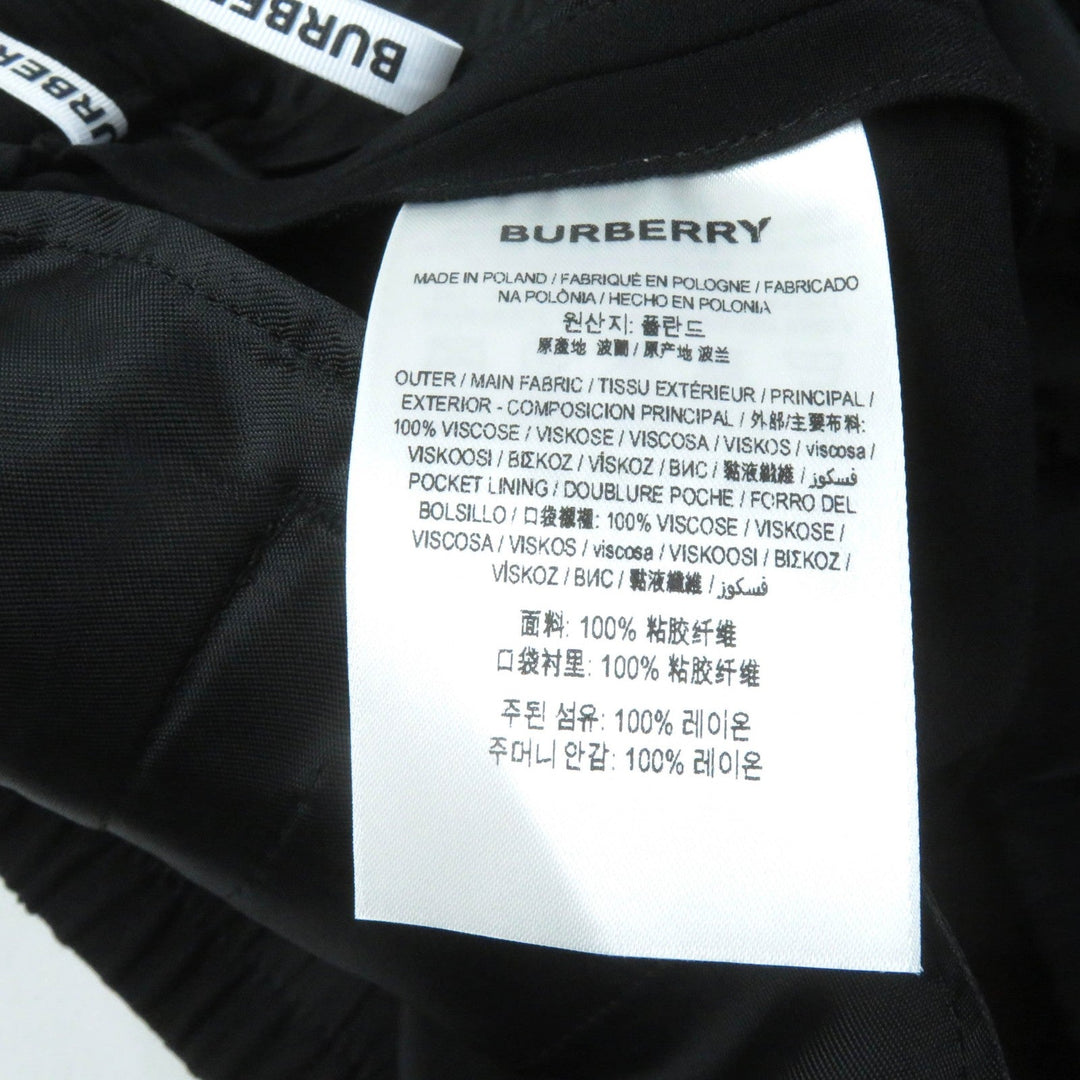 BURBERRY Pants 8046320 Main: 100% viscose, Part: 100% viscose black Women 40 Used Authentic