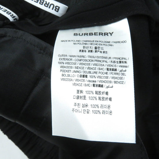 BURBERRY Pants 8046320 Main: 100% viscose, Part: 100% viscose black Women 40 Used Authentic
