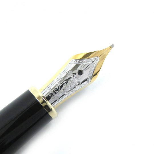 MONTBLANC fountain pen Pen point: 14K Black gold mens Used Authentic