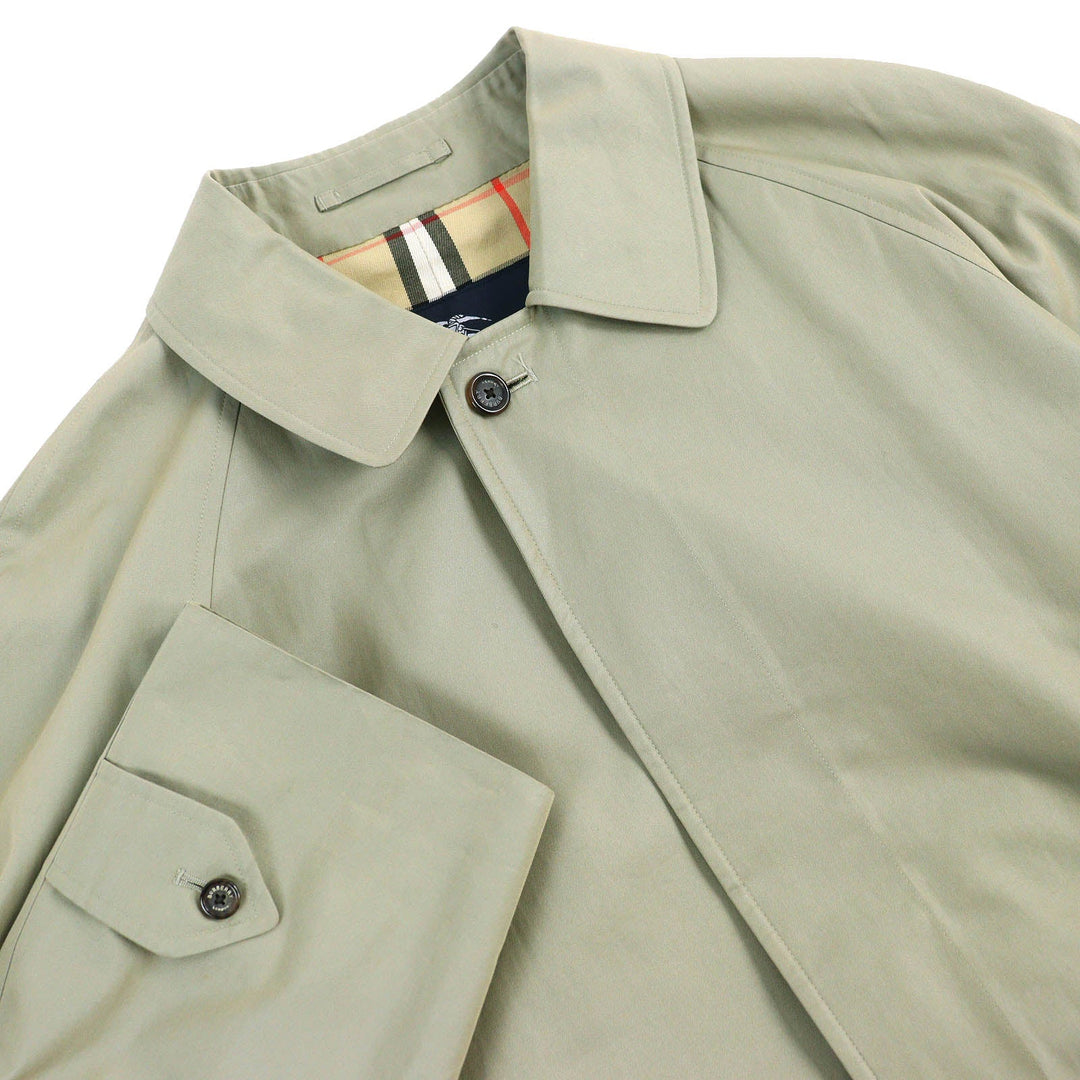 BURBERRY LONDON Stainless collar coat Outer: 100% cotton, Lining: cotton, Sleeve lining: polyester khaki mens 165-4 Used Authentic