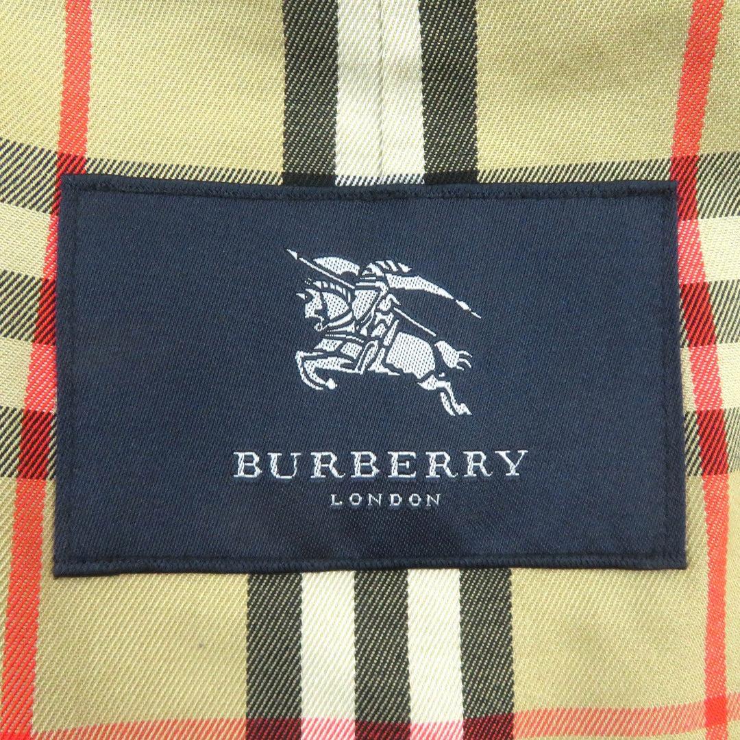 BURBERRY LONDON Stainless collar coat Outer: 100% cotton, Lining: cotton, Sleeve lining: polyester khaki mens 165-4 Used Authentic