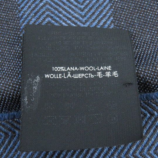 GUCCI Scarf Main: 100% wool Navy mens Used Authentic