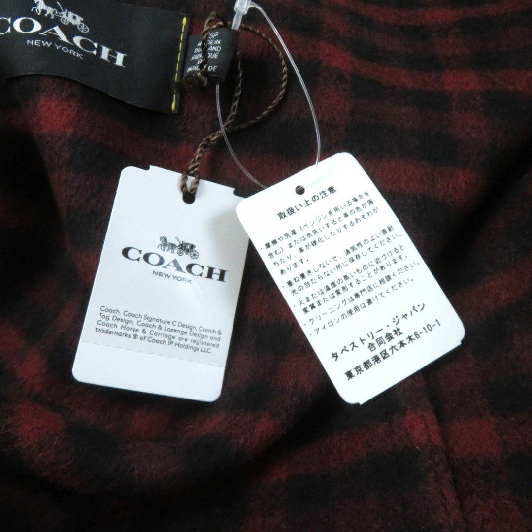 COACH trench coat F76255 Outer: 68% cotton, Outer: 32% polyester, Lining: 100% polyester, Liner: 55% wool, Liner: 23% polyester beige Women XSP Used Authentic