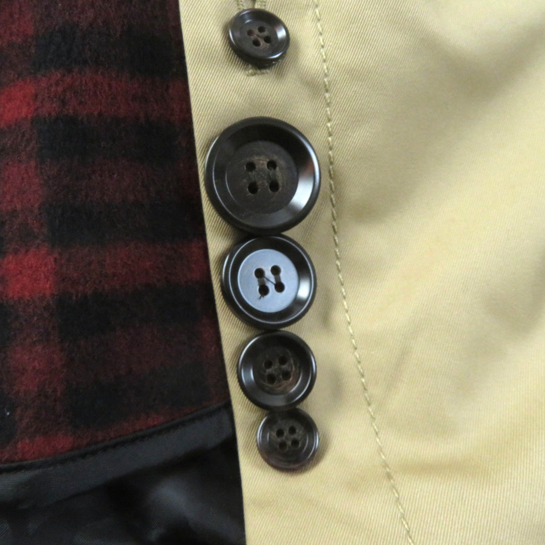 COACH trench coat F76255 Outer: 68% cotton, Outer: 32% polyester, Lining: 100% polyester, Liner: 55% wool, Liner: 23% polyester beige Women XSP Used Authentic