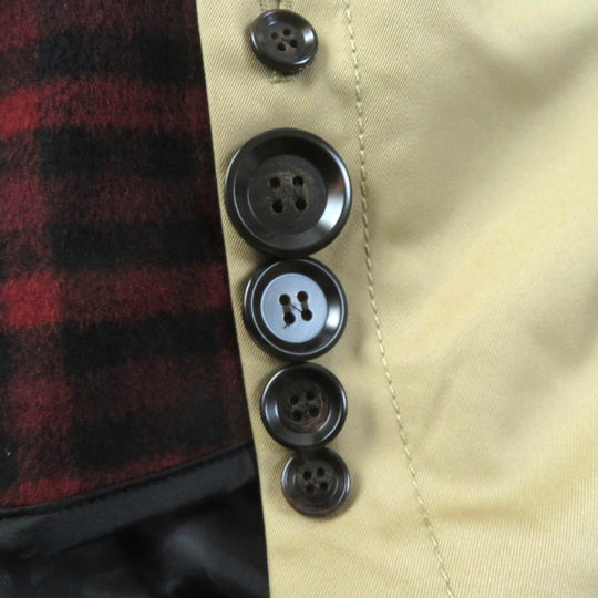 COACH trench coat F76255 Outer: 68% cotton, Outer: 32% polyester, Lining: 100% polyester, Liner: 55% wool, Liner: 23% polyester beige Women XSP Used Authentic