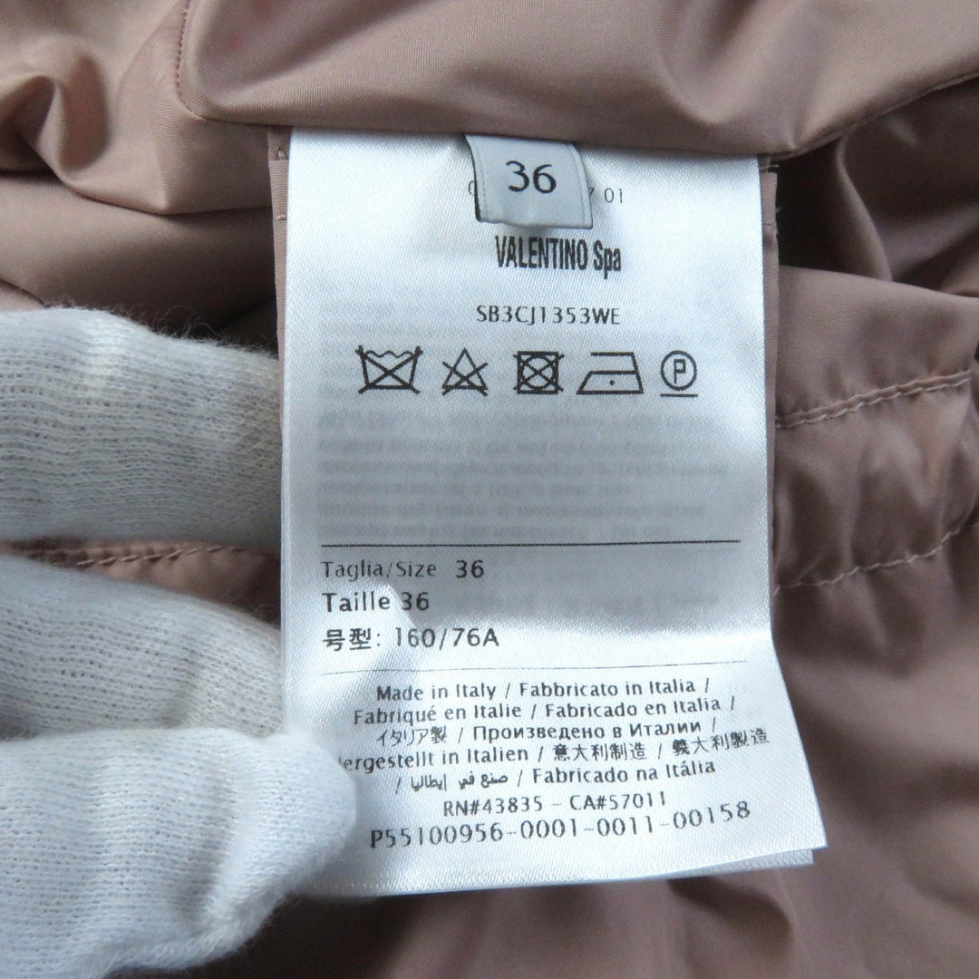 VALENTINO Blouson Main: 100% polyester pink beige Women 36 Used Authentic
