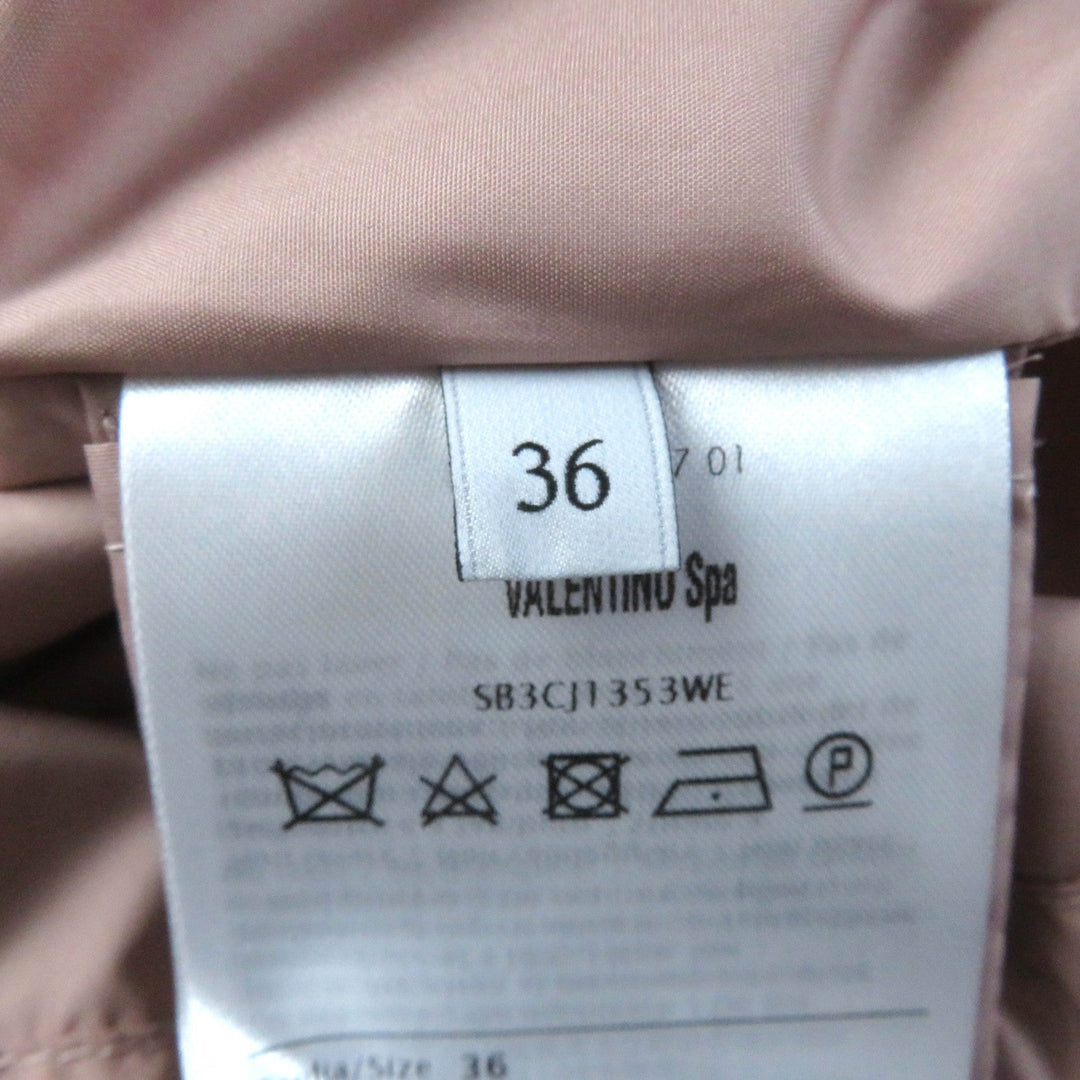 VALENTINO Blouson Main: 100% polyester pink beige Women 36 Used Authentic