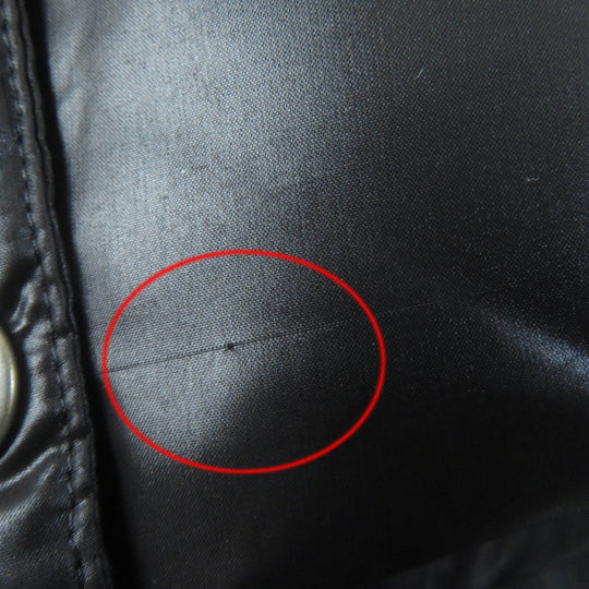 BURBERRY BLUE LABEL Down jacket FCF16-620-09 Main: 100% nylon, Part: 100% polyester, Fur: raccoon, Filling: 90% down, Filling: 10% feather Black type Women 38 Used Authentic