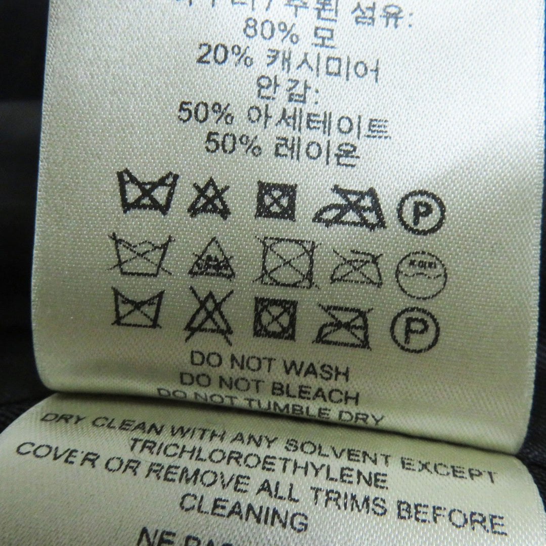 BURBERRY LONDON trench coat 3884842 Outer: 80% wool, Outer: 20% cashmere, Lining: 50% acetate, Lining: 50% viscose (rayon) black Women 38 Used Authentic