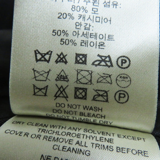 BURBERRY LONDON trench coat 3884842 Outer: 80% wool, Outer: 20% cashmere, Lining: 50% acetate, Lining: 50% viscose (rayon) black Women 38 Used Authentic