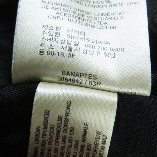 BURBERRY LONDON trench coat 3884842 Outer: 80% wool, Outer: 20% cashmere, Lining: 50% acetate, Lining: 50% viscose (rayon) black Women 38 Used Authentic