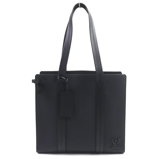 LOUIS VUITTON Tote Bag M57308 Main: Leather black Take Off LV Aerogram mens Used Authentic